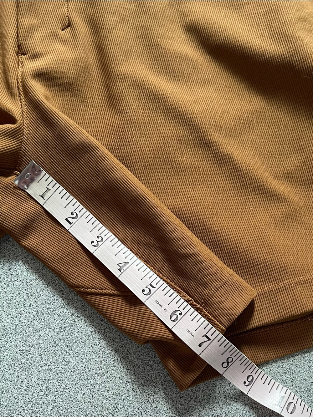 Lululemon Commission Classic Fit Short Cord Copper Brown Size 31 - Picture 9 of 10